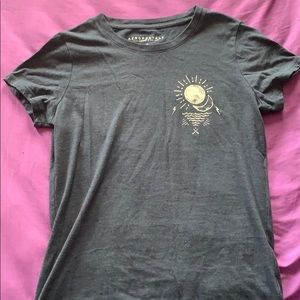 Aeropostale White decal T-shirt